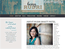 Tablet Screenshot of beingrudri.com